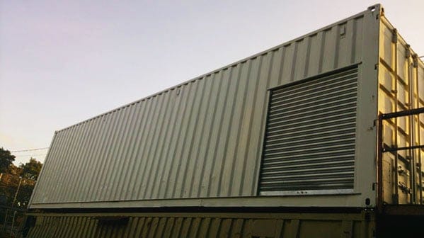 Side doot container shelf access