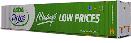 45 foot container pallet wide 45ft container