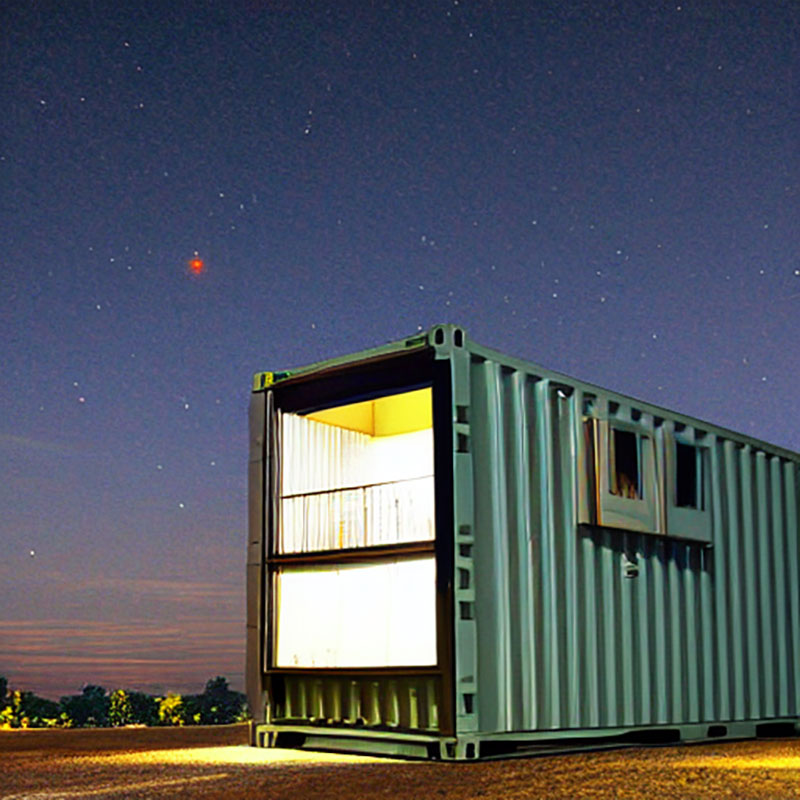 shipping container observatory Adaptainer