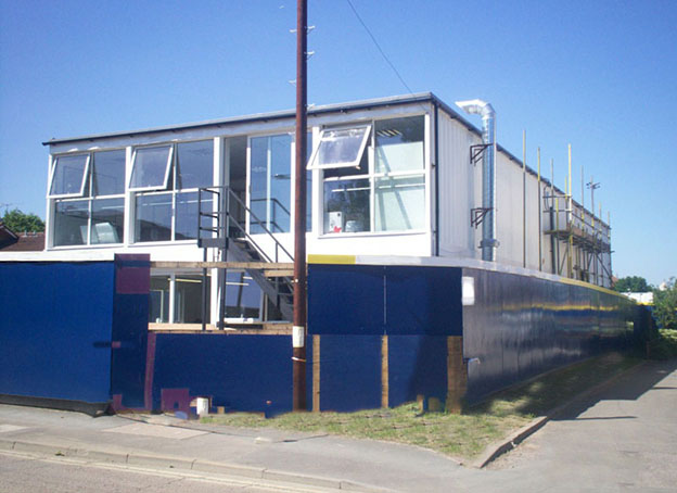 Site office container conversion
